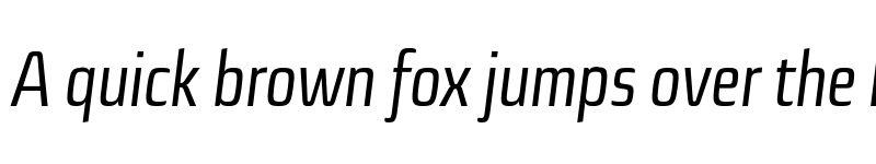 Preview of FONTSPRING DEMO - Sica Condensed Italic font
