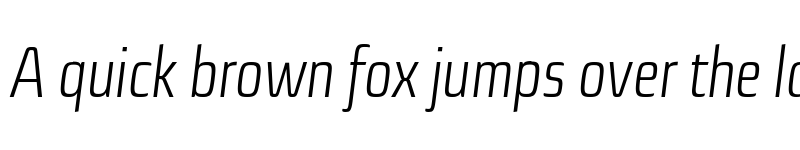 Preview of FONTSPRING DEMO - Sica Condensed Light Italic font
