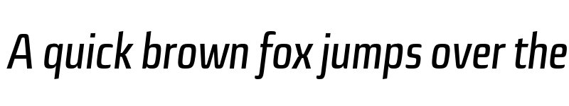 Preview of FONTSPRING DEMO - Sica Condensed SemiBold Italic font