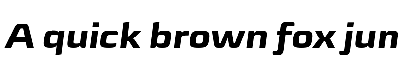 Preview of FONTSPRING DEMO - Sica Expanded ExtraBold Italic font