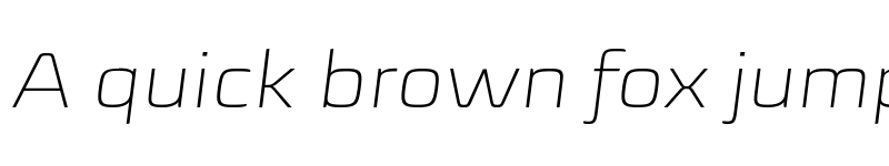 Preview of FONTSPRING DEMO - Sica Expanded ExtraLight Italic font