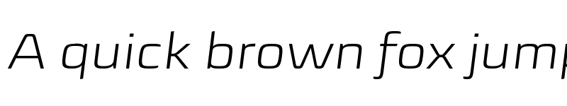 Preview of FONTSPRING DEMO - Sica Expanded Light Italic font