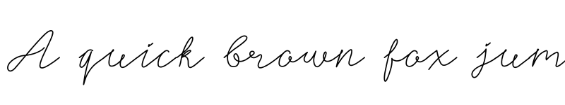 Preview of FONTSPRING DEMO - Signerella Script Regular Regular font