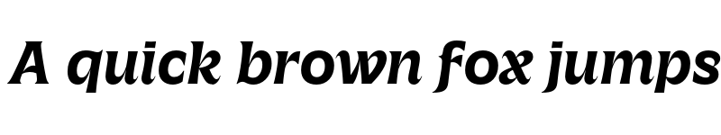 Preview of FONTSPRING DEMO - Silverspoon Bold Italic font