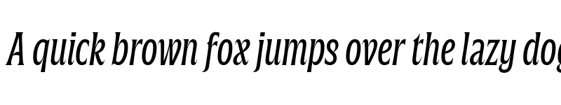 Preview of FONTSPRING DEMO - Silverspoon Condensed Italic font