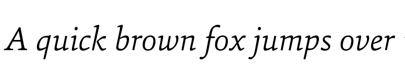 Preview of FONTSPRING DEMO - Sina-LightItalic Regular font