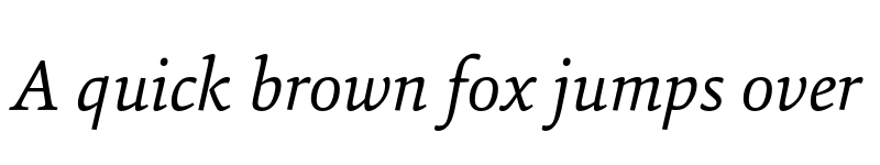 Preview of FONTSPRING DEMO - SinaNova-Italic Regular font