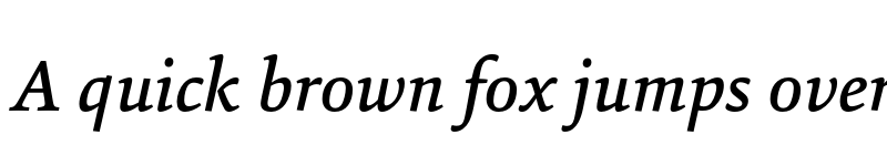 Preview of FONTSPRING DEMO - SinaNova-MediumItalic Regular font