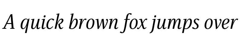 Preview of FONTSPRING DEMO - Singel Italic font