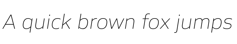 Preview of FONTSPRING DEMO - Siro ExtraLight Italic font