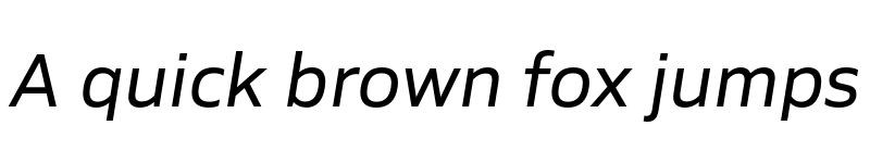 Preview of FONTSPRING DEMO - Siro Italic font