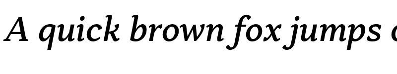 Preview of FONTSPRING DEMO - Skema Pro Text Md Italic font