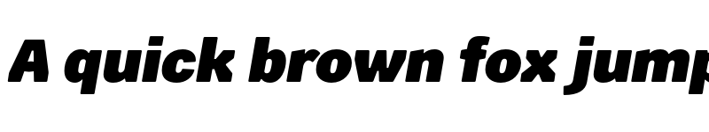 Preview of FONTSPRING DEMO - Skilt Gothic Black Italic font