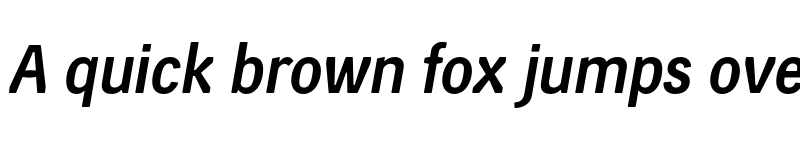 Preview of FONTSPRING DEMO - Skilt Gothic Medium Italic font