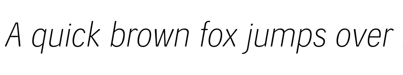 Preview of FONTSPRING DEMO - Skilt Gothic Thin Italic font