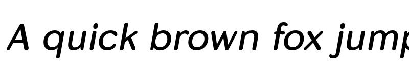 Preview of FONTSPRING DEMO - Skirt Rg Italic font