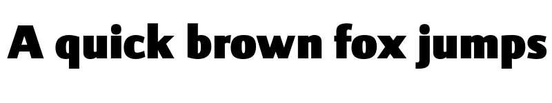 Preview of FONTSPRING DEMO - Sky Sans Black Regular font