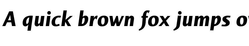 Preview of FONTSPRING DEMO - Sky Sans Bold Bold Italic font