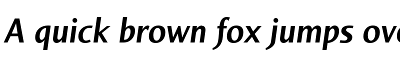 Preview of FONTSPRING DEMO - Sky Sans Semibold Semibold Italic font