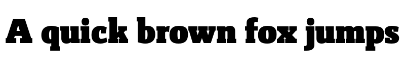 Preview of FONTSPRING DEMO - Sky Serif Black Black font