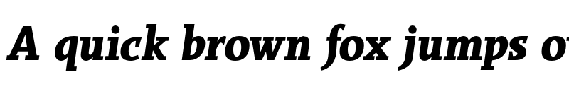 Preview of FONTSPRING DEMO - Sky Serif Bold Bold Italic font