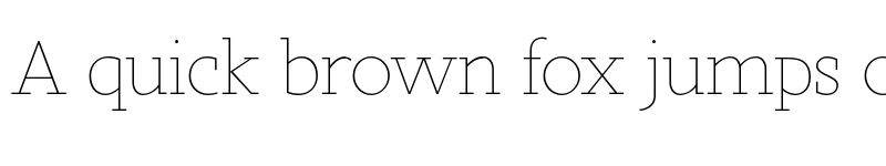 Preview of FONTSPRING DEMO - Sky Serif Light Light font