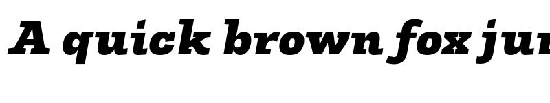 Preview of FONTSPRING DEMO - Slab Bk It Italic font