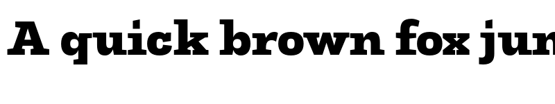 Preview of FONTSPRING DEMO - Slab Hv Regular font