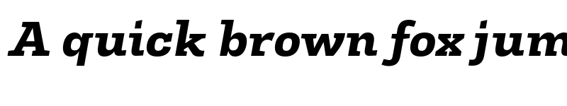 Preview of FONTSPRING DEMO - Slab It Bold Italic font