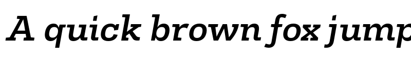 Preview of FONTSPRING DEMO - Slab Md It Italic font