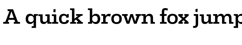 Preview of FONTSPRING DEMO - Slab Md Regular font