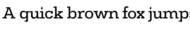 Preview of FONTSPRING DEMO - Slab Regular font