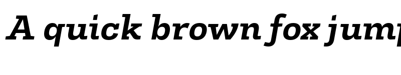 Preview of FONTSPRING DEMO - Slab SemBd It Italic font