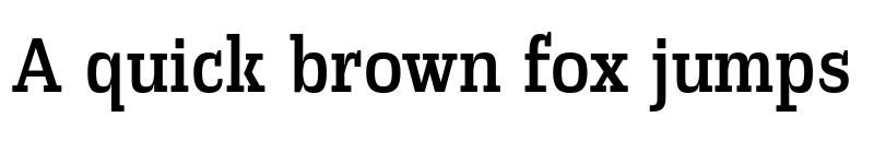 Preview of FONTSPRING DEMO - Slabic Bold Regular font