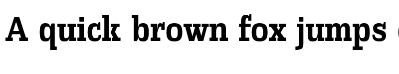 Preview of FONTSPRING DEMO - Slabic Extra Bold Regular font