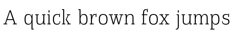 Preview of FONTSPRING DEMO - Slabic Light Regular font