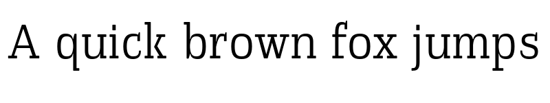 Preview of FONTSPRING DEMO - Slabic Regular Regular font