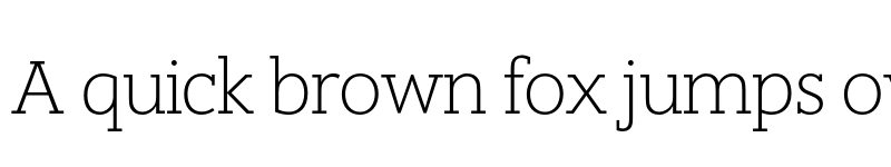 Preview of FONTSPRING DEMO - Slam ExtraLight Regular font