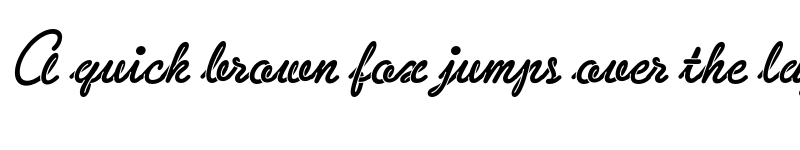 Preview of FONTSPRING DEMO - Sneaker Script Regular font