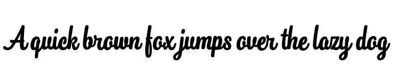 Preview of FONTSPRING DEMO - Snooker Script Bold Regular font