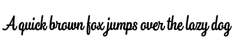 Preview of FONTSPRING DEMO - Snooker Script Medium Regular font