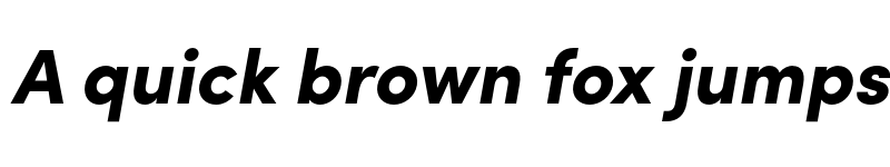 Preview of FONTSPRING DEMO - Sofia Pro Black italic Regular font