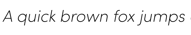 Preview of FONTSPRING DEMO - Sofia Pro Extra Light italic Regular font