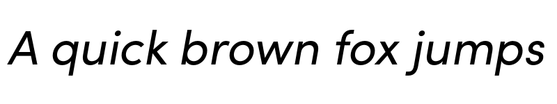 Preview of FONTSPRING DEMO - Sofia Pro Italic font