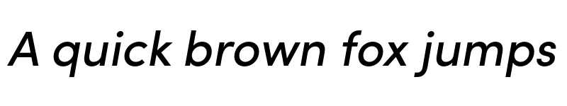 Preview of FONTSPRING DEMO - Sofia Pro Medium italic Regular font