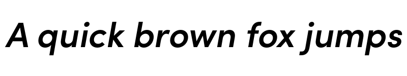 Preview of FONTSPRING DEMO - Sofia Pro Semi Bold italic Regular font