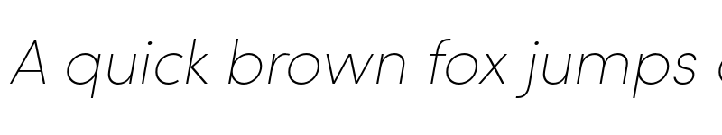 Preview of FONTSPRING DEMO - Sofia Pro Ultra Light italic Regular font