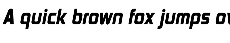 Preview of FONTSPRING DEMO - Sol Pro Cond Black Italic font