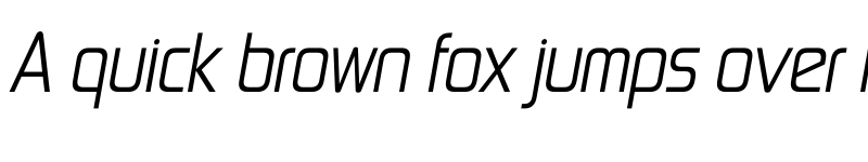 Preview of FONTSPRING DEMO - Sol Pro Cond Italic font