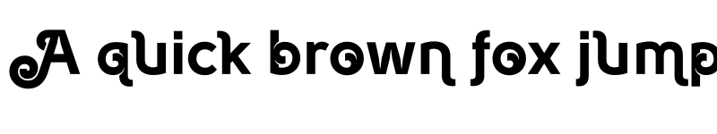 Preview of FONTSPRING DEMO - Solomon Black Deco Regular font